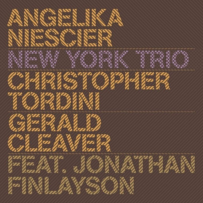Angelika Niescier N.Y. - New York Trio (Feat. Jonathan Finlayson)
