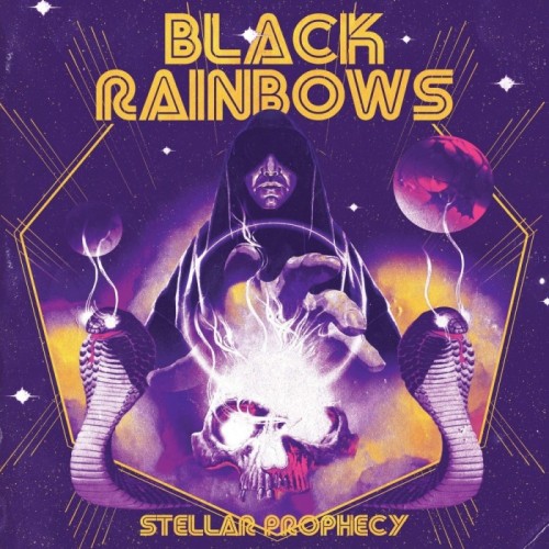 Black Rainbows - Stellar Prophecy (Red Background Splatter)