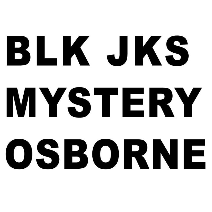 Blk Jks - Mystery Osborne (Remix 12")
