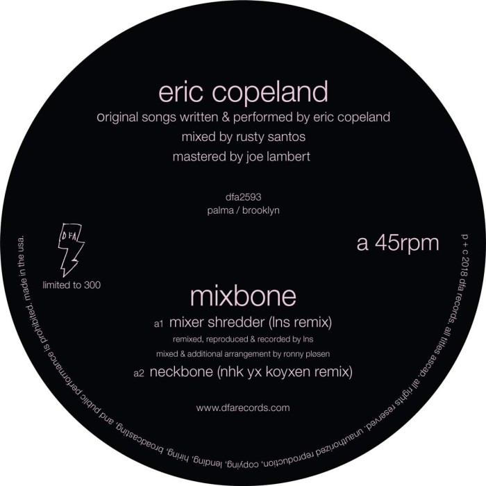 Eric Copeland - Mixbone