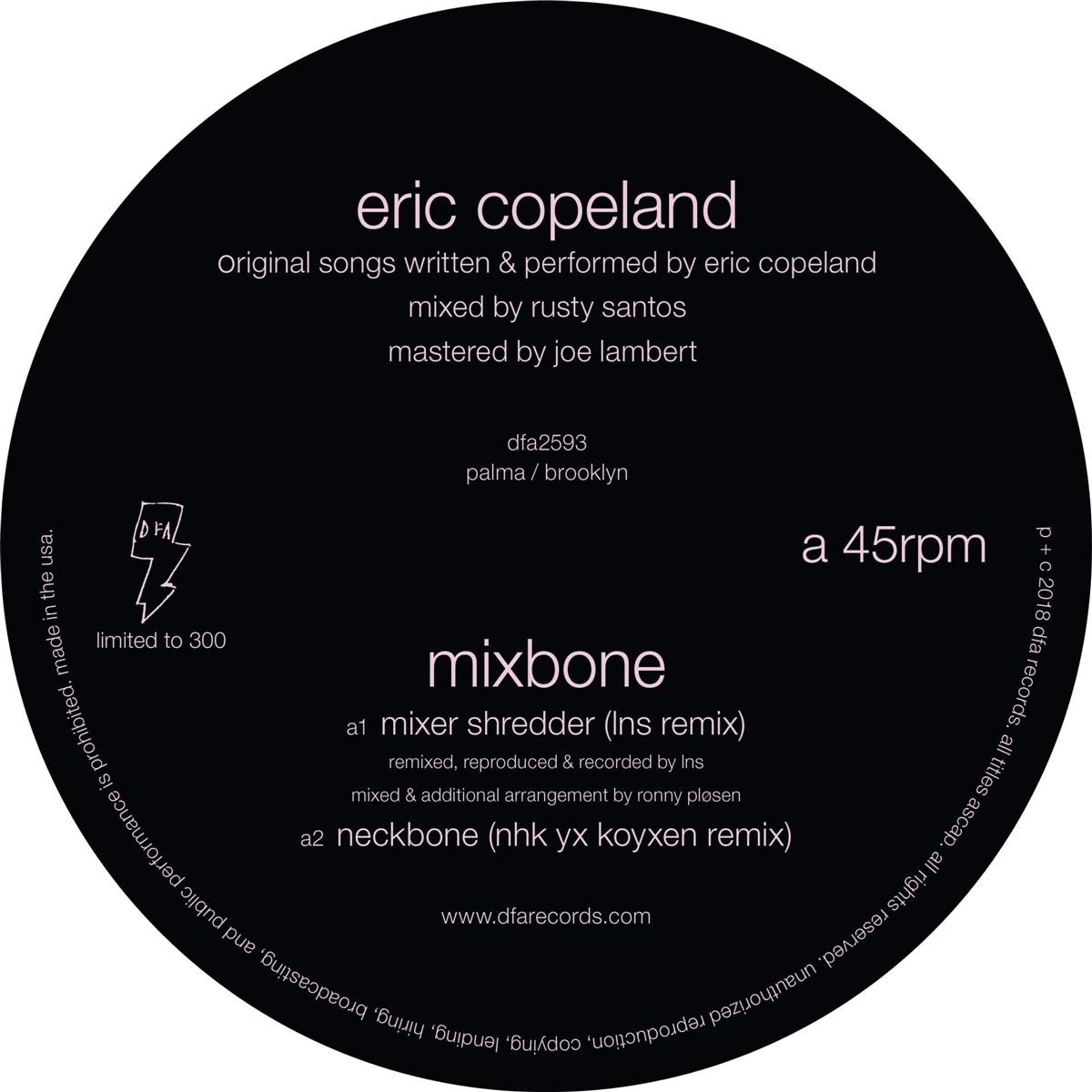 Eric Copeland - Mixbone