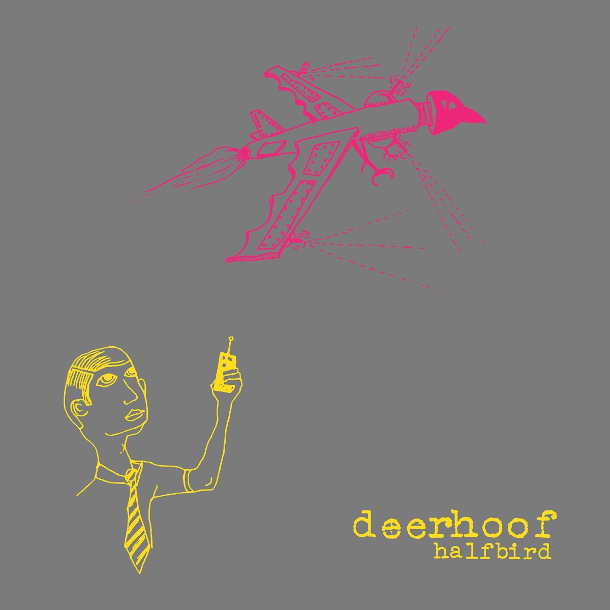 Deerhoof - Halfbird (Pink & Yellow Split Color)