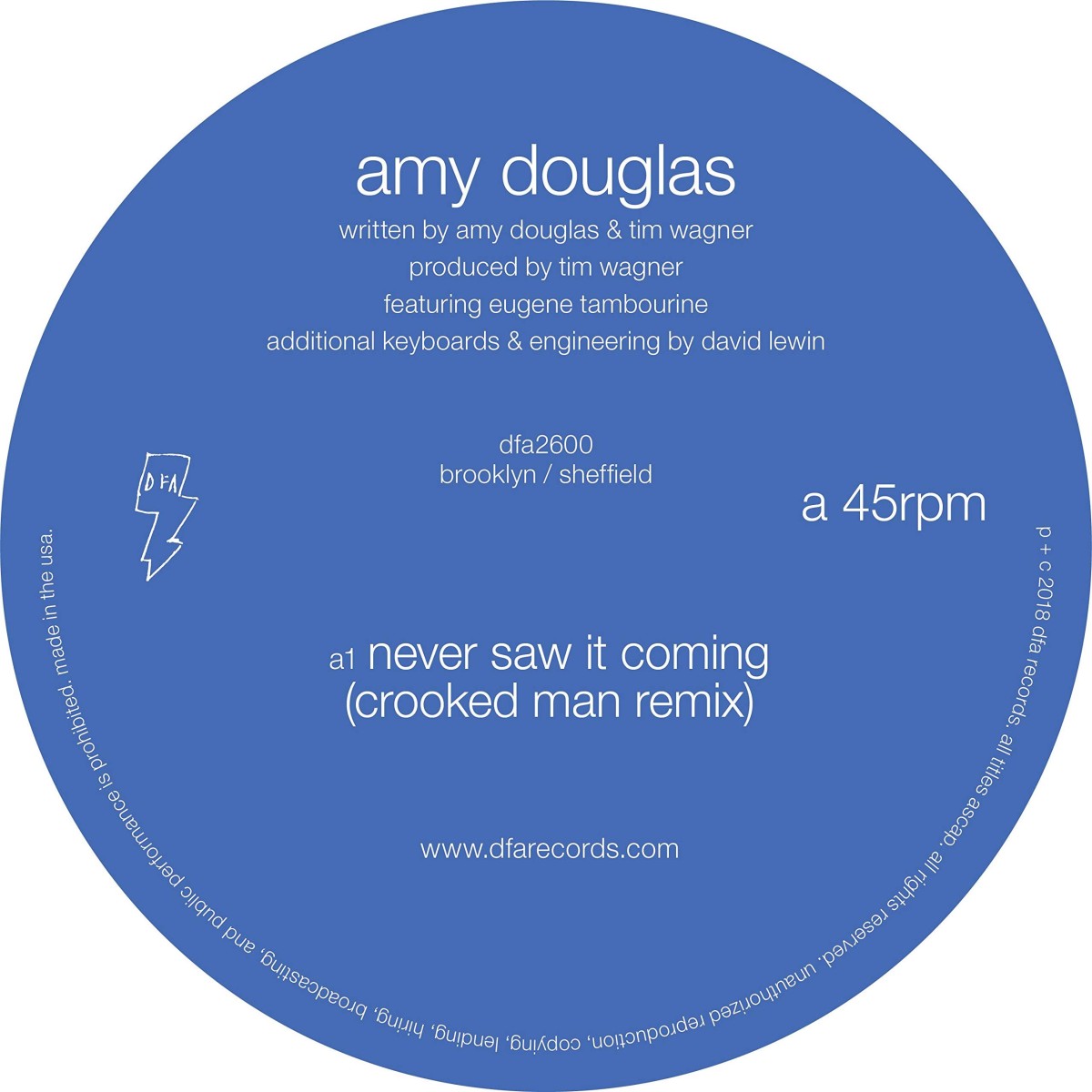 Amy Douglas - Never Saw It Coming