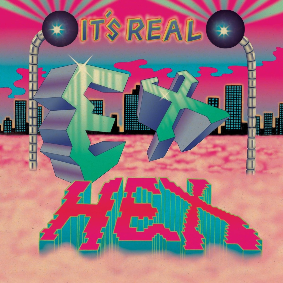 Ex Hex - It's Real (Magenta & Blue Swirl Vinyl)
