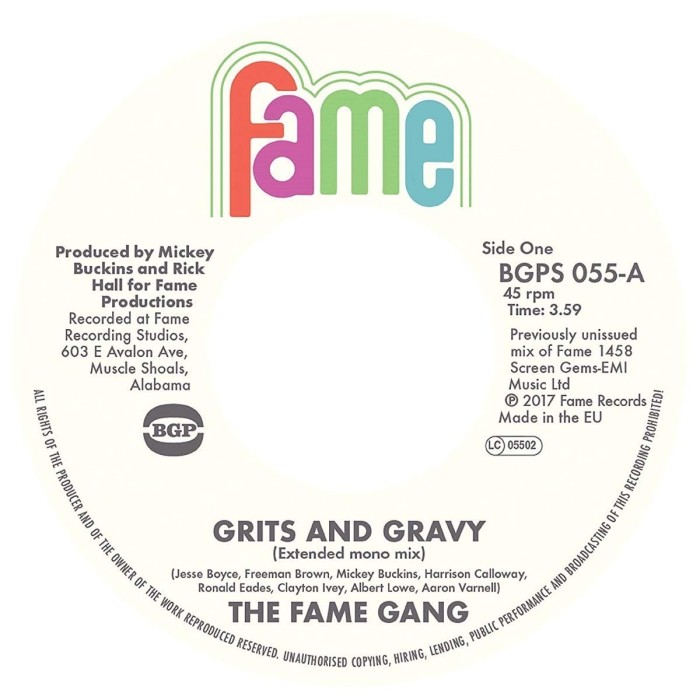 Fame Gang - Grits & Gravy (Full Length Mono)