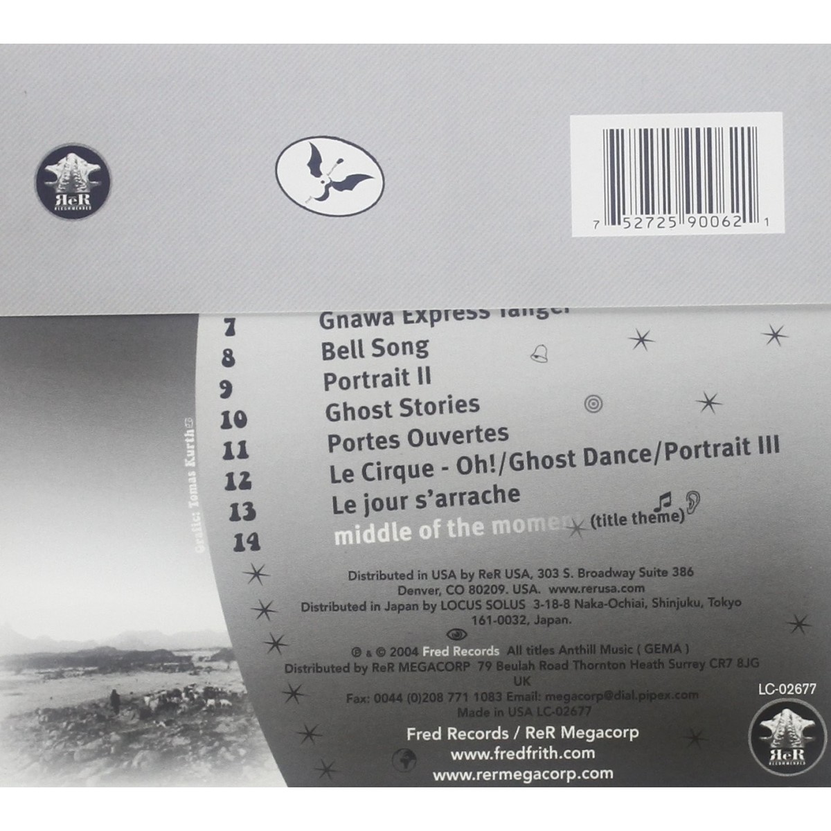 Fred Frith - Middle Of The Moment