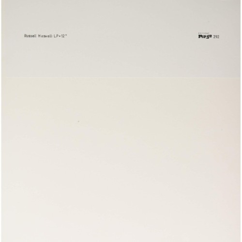 Russell Haswell - Lp+12