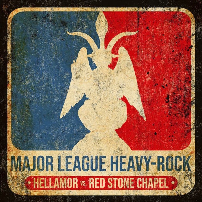 Hellamor Vs Red Stone Chapel - Split (Blue Vinyl)