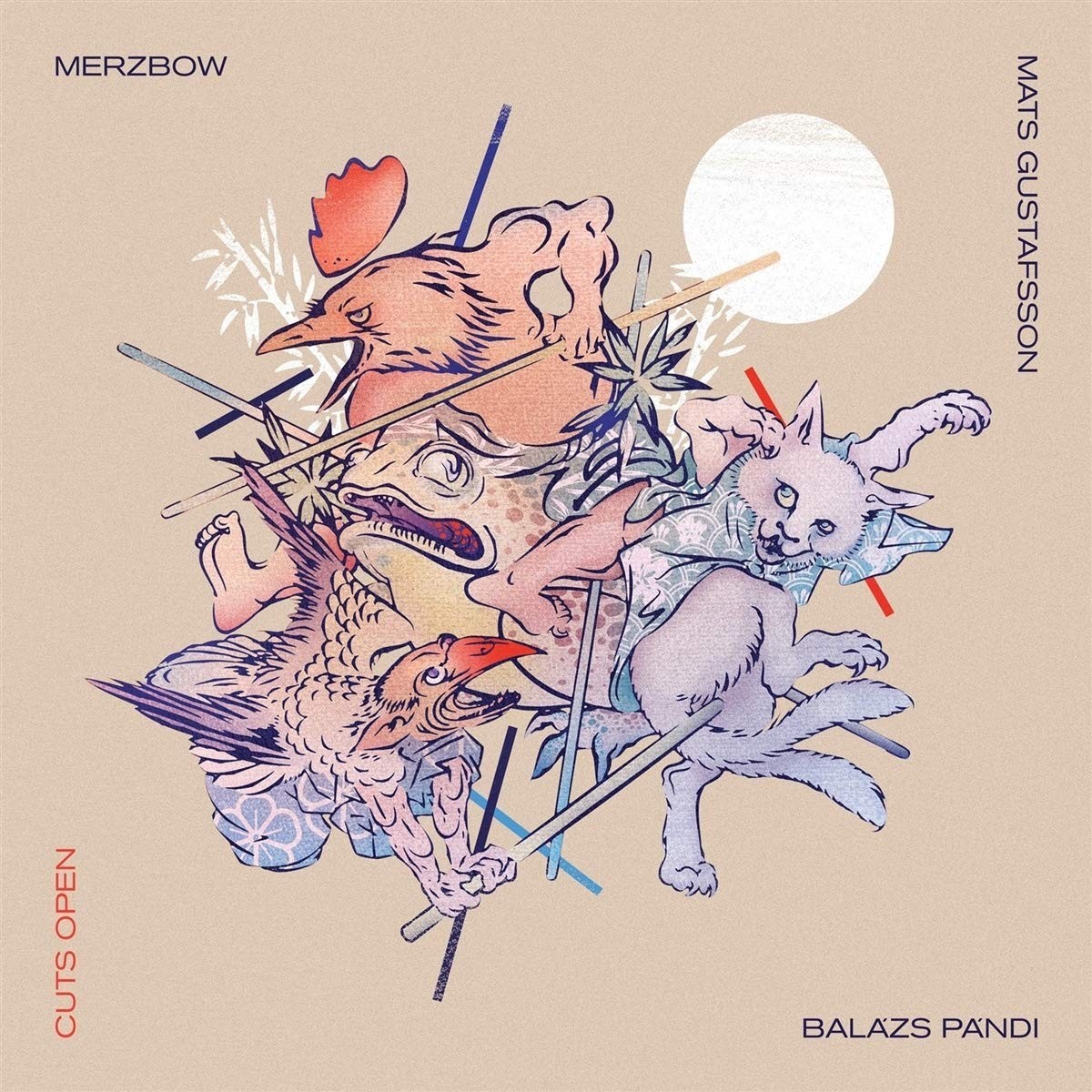Merzbow & Matt Gustafsson & Balazs Pand - Cuts Open (Purple Vinyl)