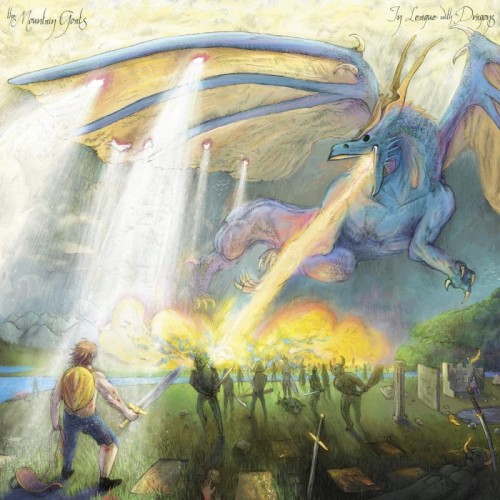 Mountain Goats - In League With Dragons (Green & Yellow Marble)