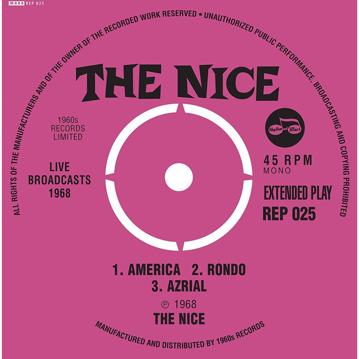 Nice - Live Broadcasts 1968 (Ep)