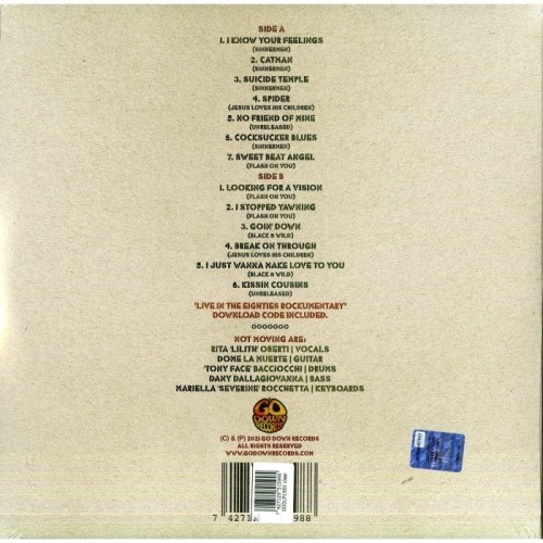 Not Moving - Live In The Eighties (Clear Vinyl)