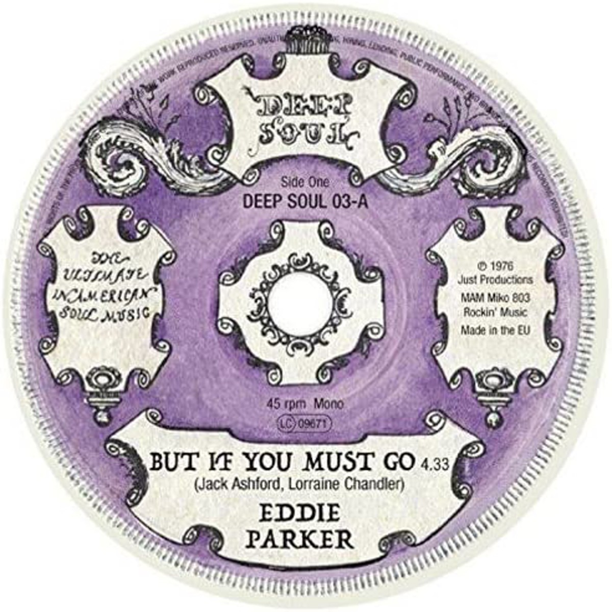 Eddie Parker - But If You Must Go