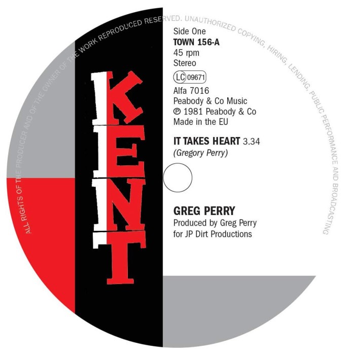 Greg Perry - It Takes Heart