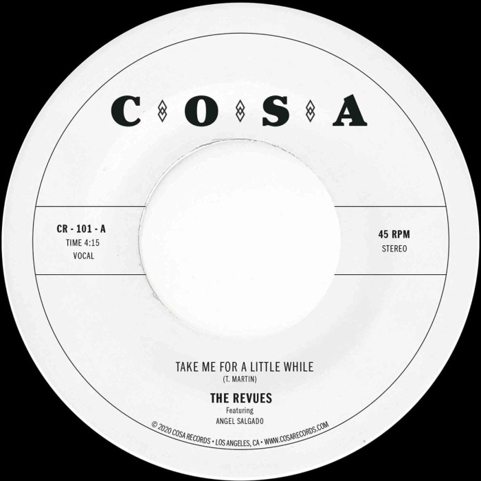 Revues - Take Me For A Little While