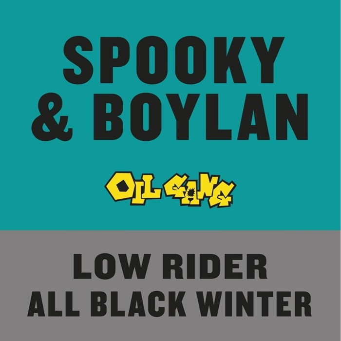 Spooky And Boylan - Low Rider / All Black Winter