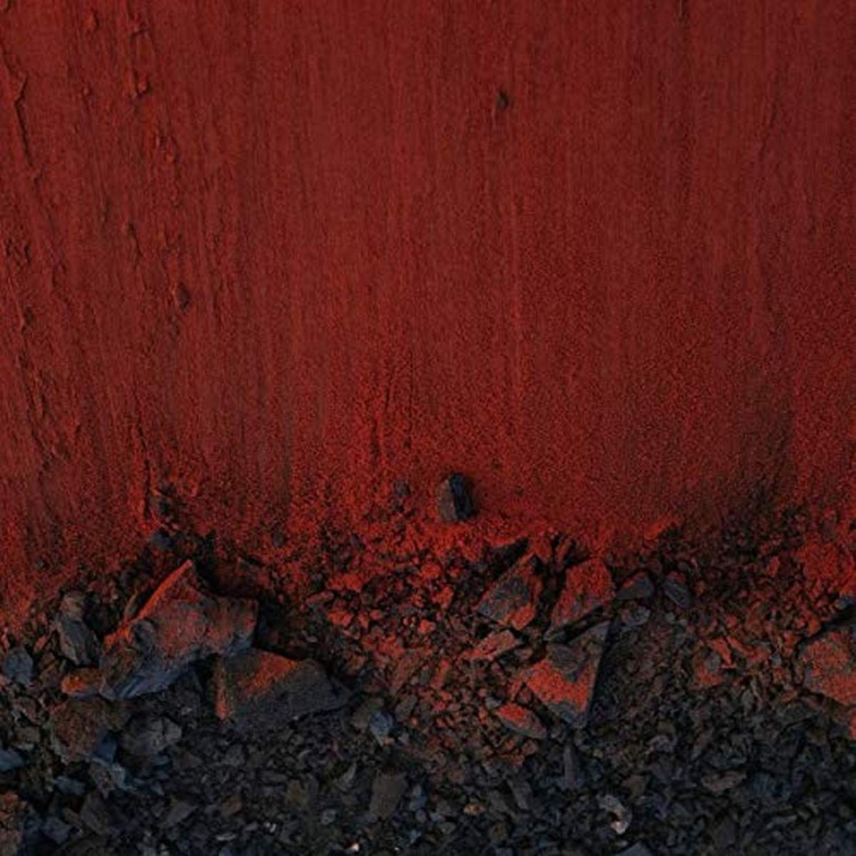 Moses Sumney - Black In Deep Red - Red & Black Splatter (Side B: Etching - No Audio)