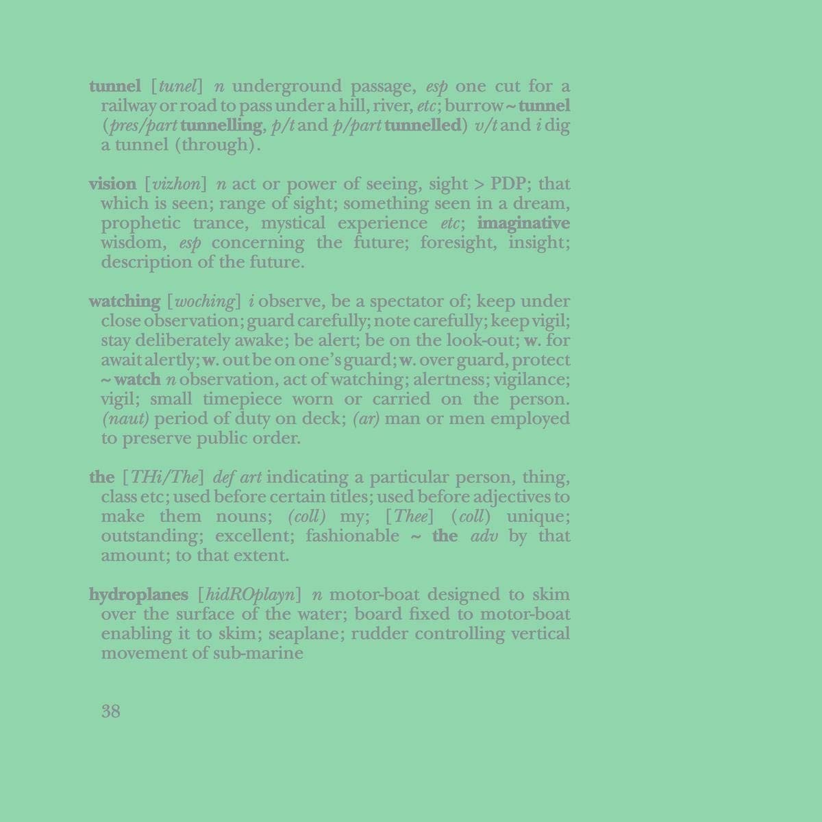 Tunnelvision - Watching The Hydroplane