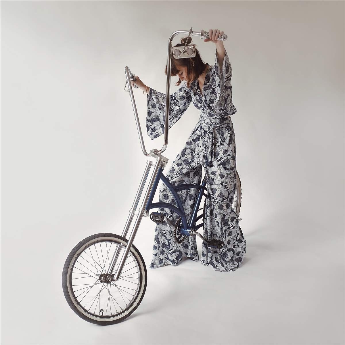 Faye Webster - Faye Webster (White With Dark Blue Splatter)