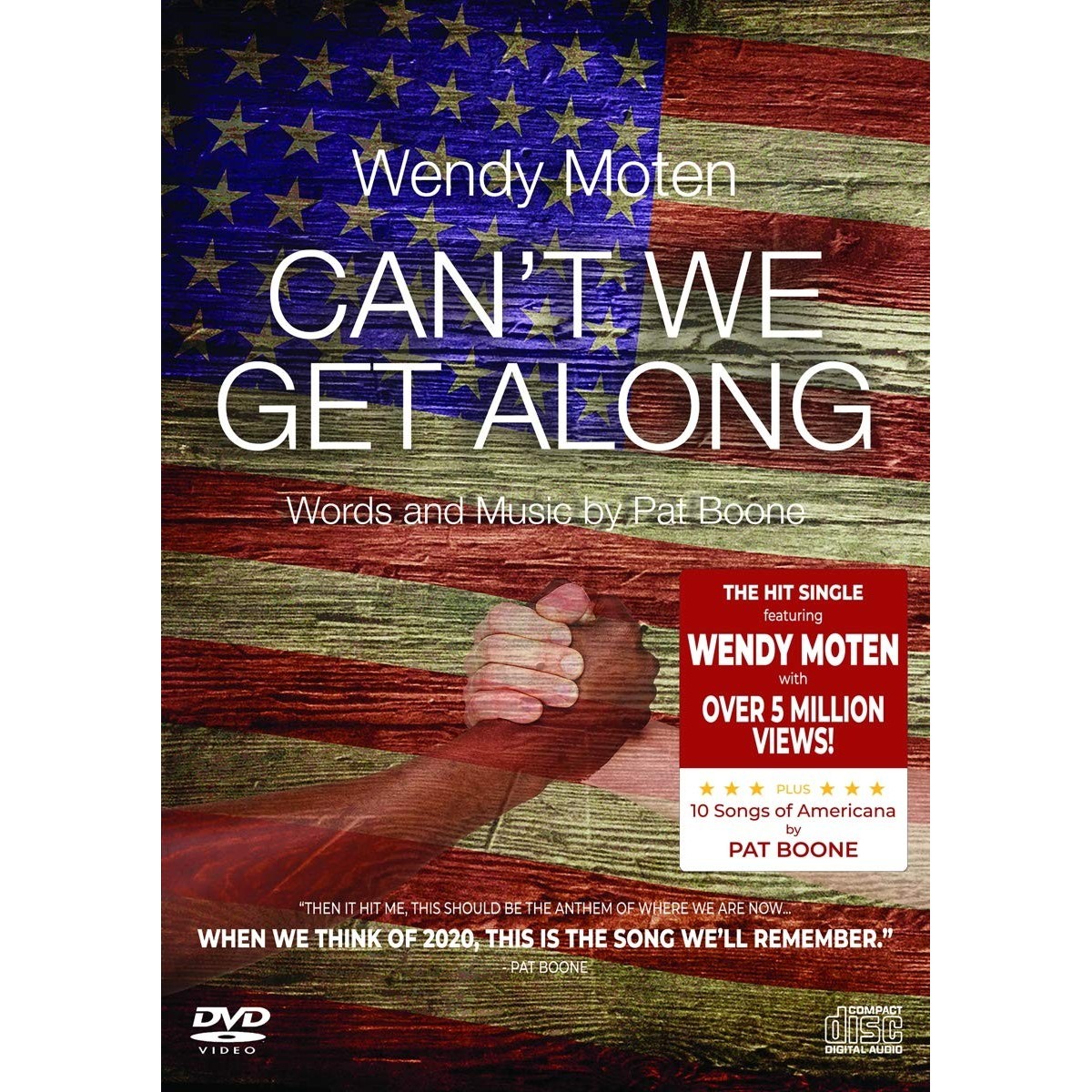 Wendy Moten & Pat Boone - Can't  We Get Along