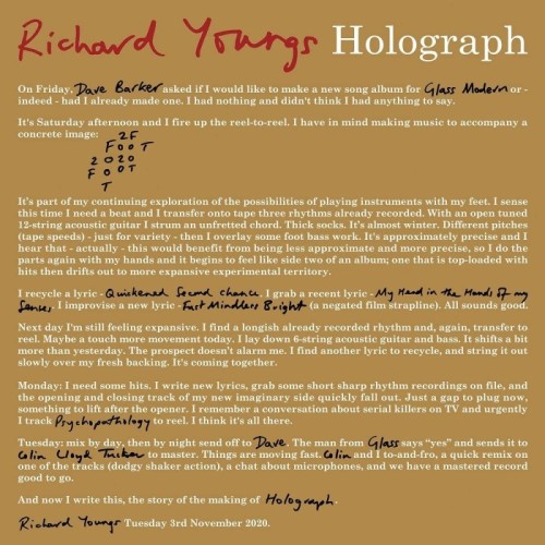 Richard Youngs - Holograph