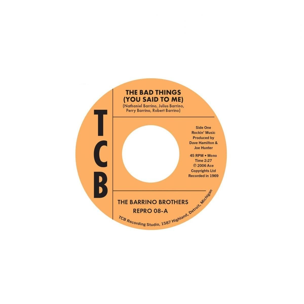 The Barrino Brothers - The Bad Things (You Said To Me) / Just A Mistake