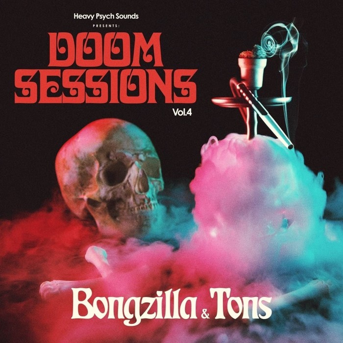 Bongzilla & Tons - Doom Sessions - Vol. 4 (3-Color Striped Neon Magenta/Black/Blue Vinyl)