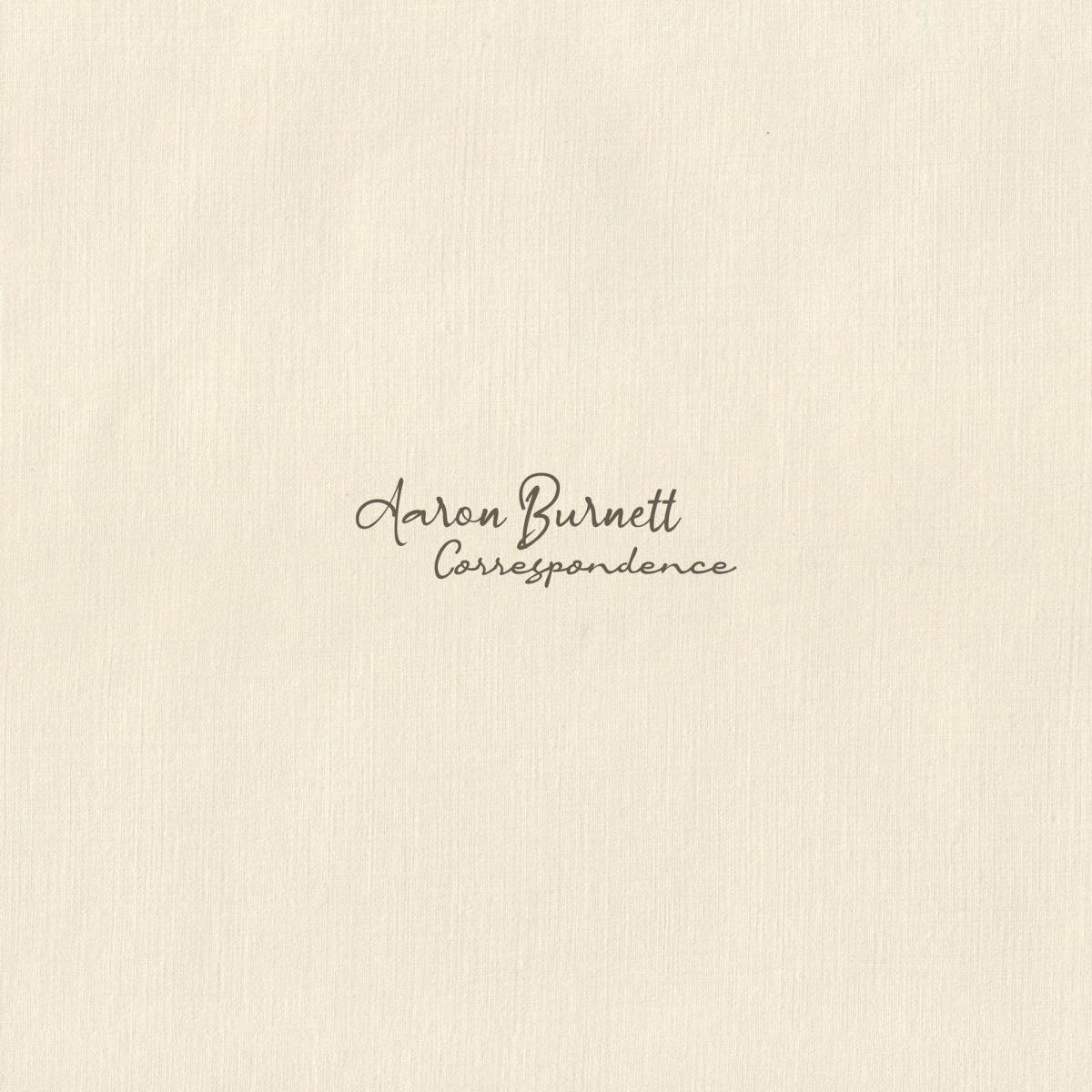 Aaron Burnett - Correspondence