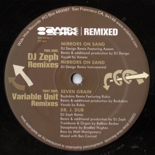DJ Zeph & Variable Unit - Remixes