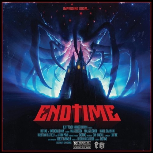 Endtime - Impending Doom (Ultra Ltd 3 Color Striped Red-Transparent-Blue Vinyl)