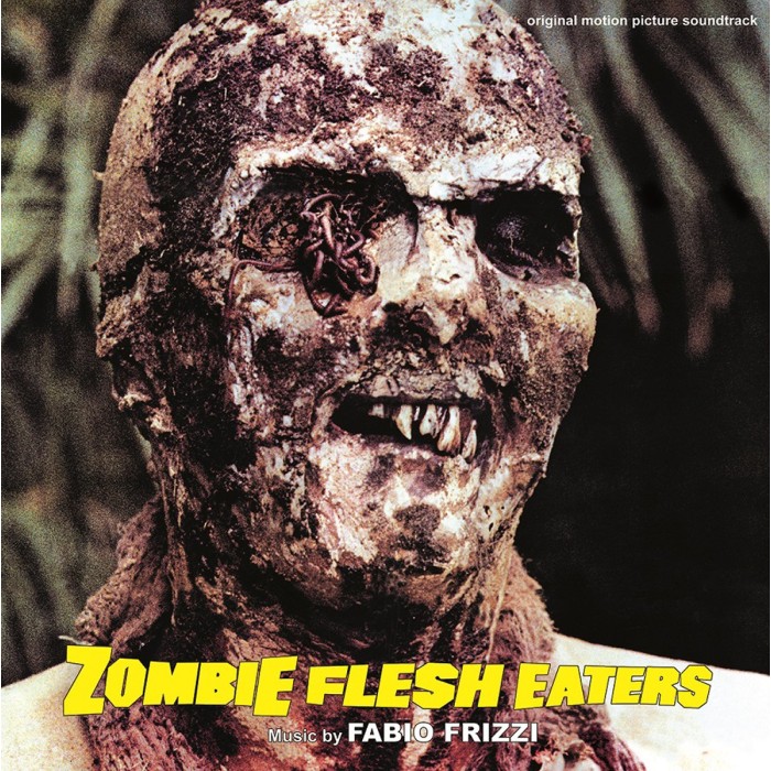 Fabio Frizzi - Zombie Flesh Eaters (White + Green Stripe) - Artwork By Graham Humphreys