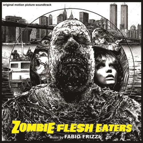 Fabio Frizzi - Zombie Flesh Eaters (White + Green Stripe) - Artwork By Alexandros Pyromallis