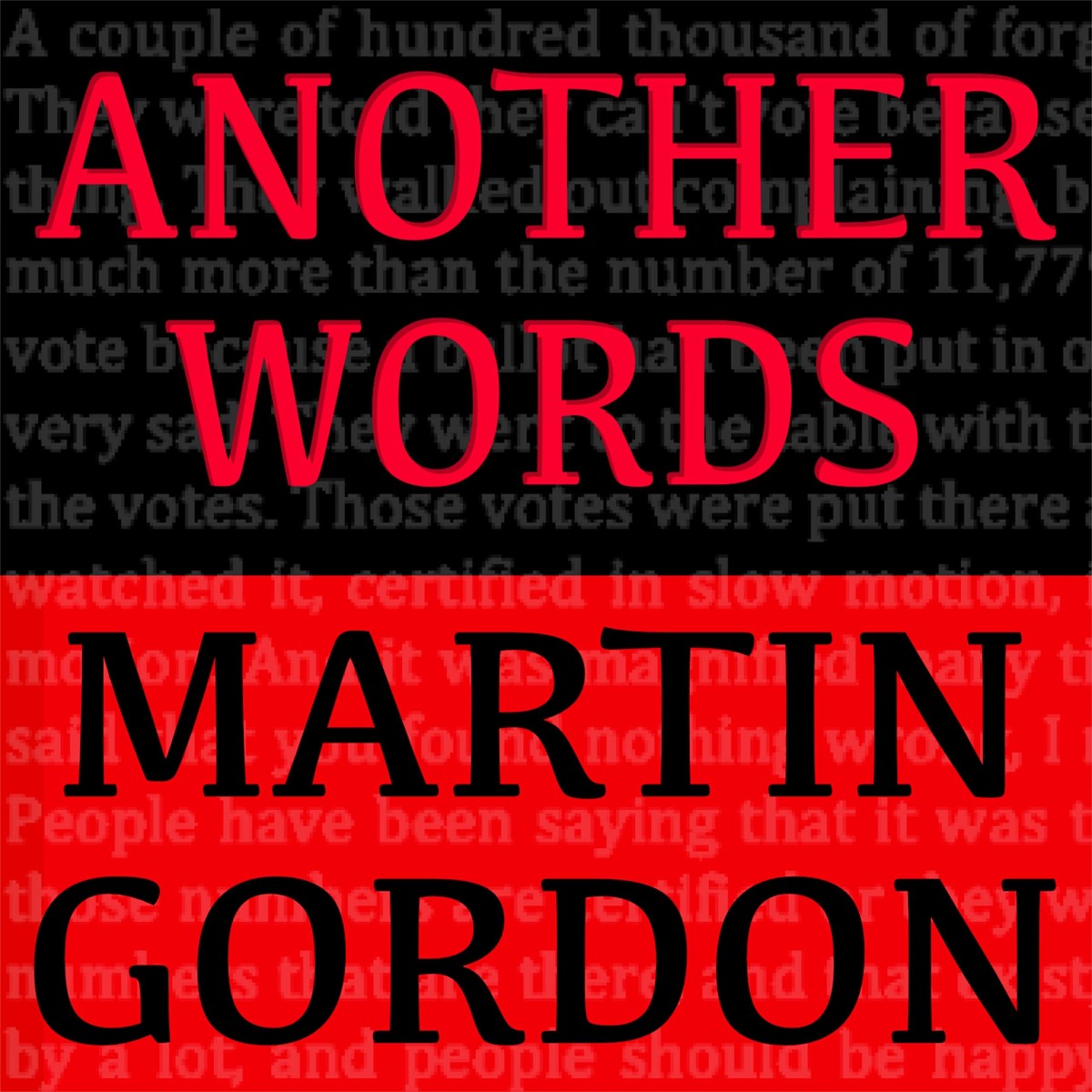 Martin Gordon - Another Words