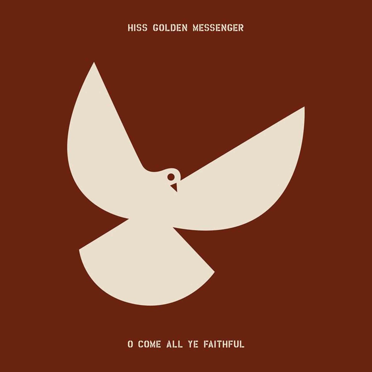 Hiss Golden Messenger - O Come All Ye Faithful (Bone, Green, Red Splatter Vinyl)