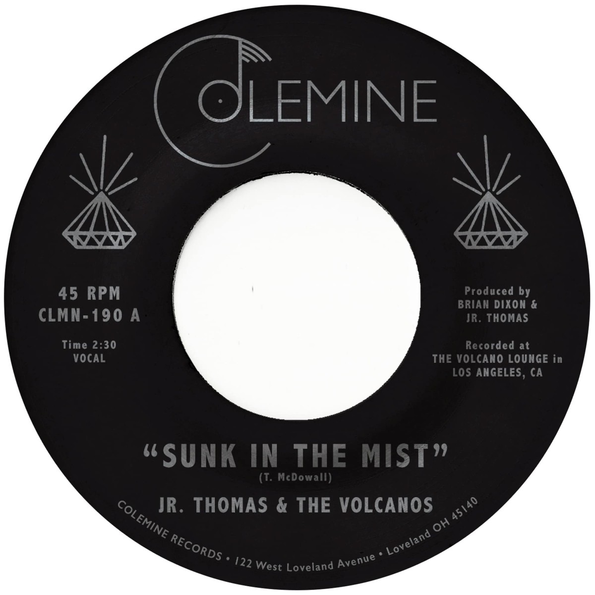 Jr Thomas & The Volcanos - Sunk In The Mist / Lava Rock