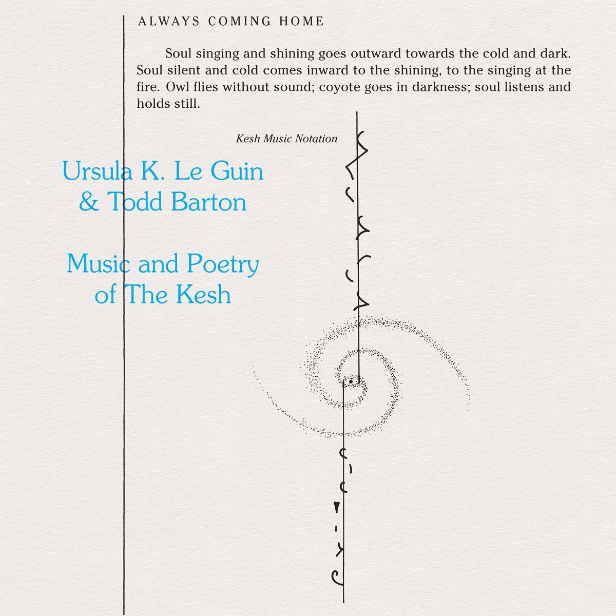 Ursula K. Le Guin & Todd Barton - Music And Poetry Of The Kesh