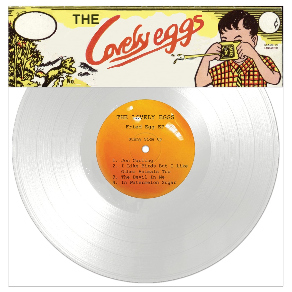 Lovely Eggs - Fried Egg (10" Ep - Clear Vinyl)