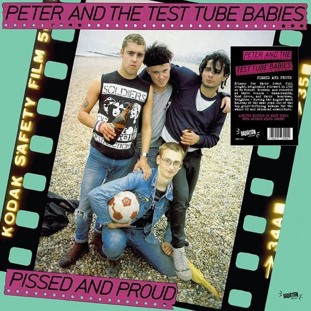 Peter & The Test Tube Babies - Pissed And Proud (Blue Vinyl)