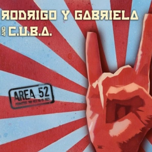 Rodrigo Y Gabriela - Area 52 (Red & Blue Splatter Effect Finish)