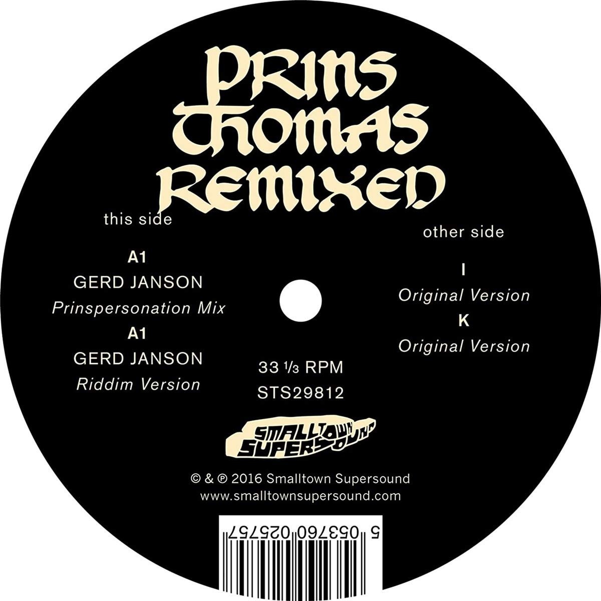 Prins Thomas - Gerd Janson Remixes