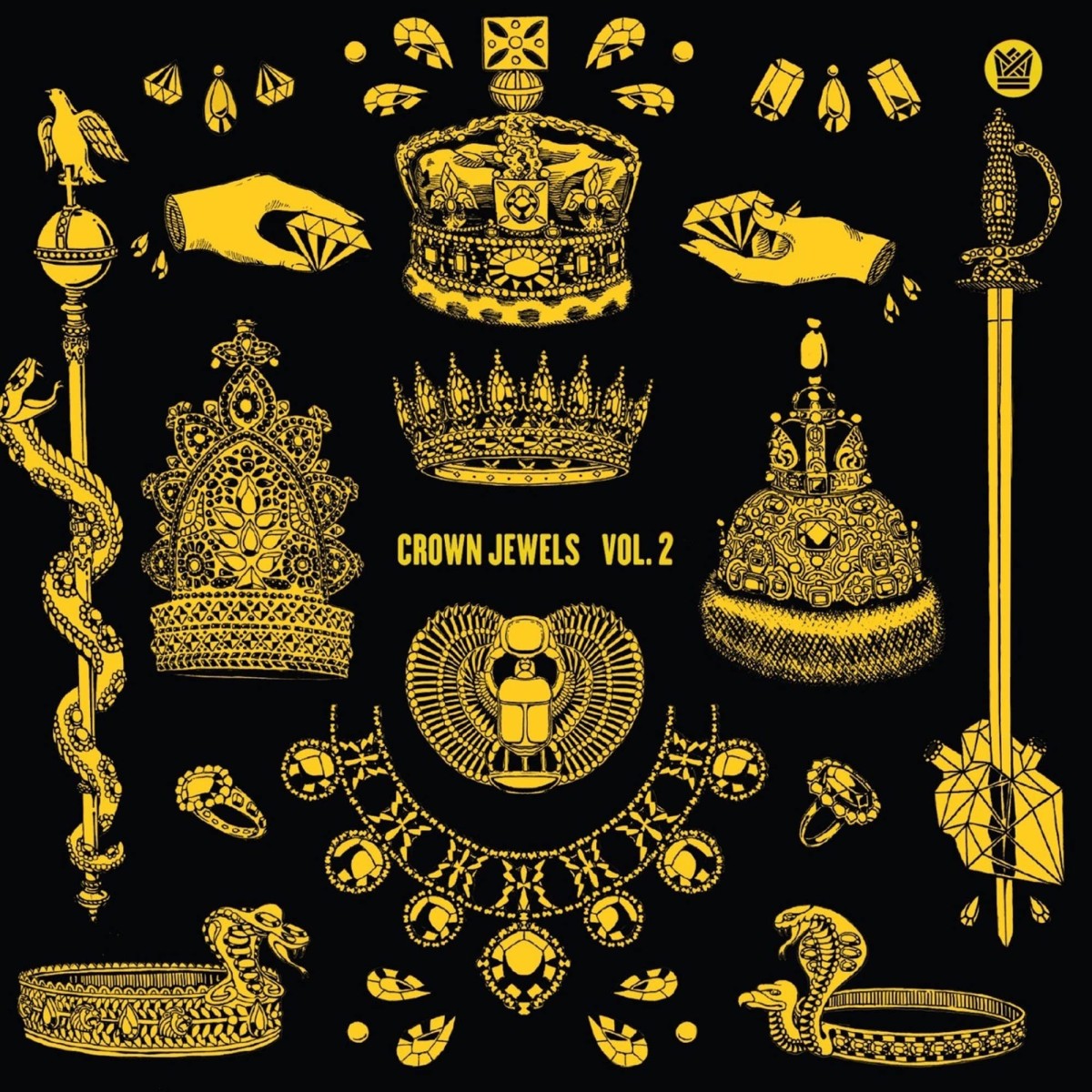 Various Artists - Crown Jewels Vol.2 (Golden Haze Colored Vinyl)