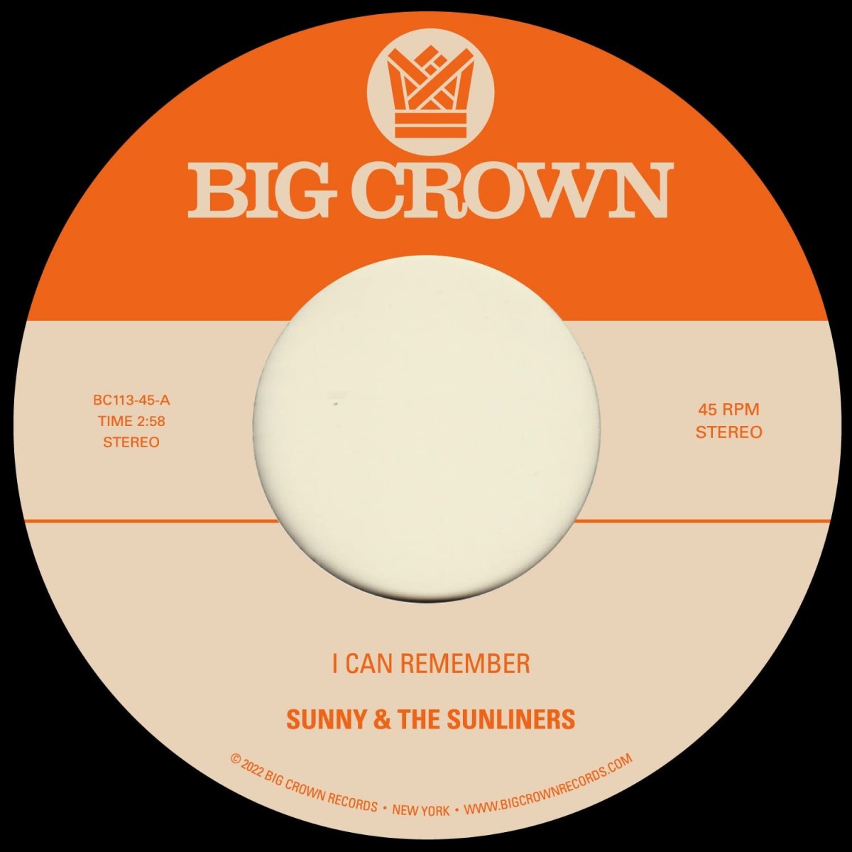 Sunny & The Sunliners - I Can Remember / Sitting In The Park