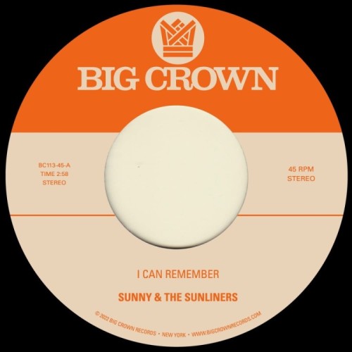 Sunny & The Sunliners - I Can Remember / Sitting In The Park