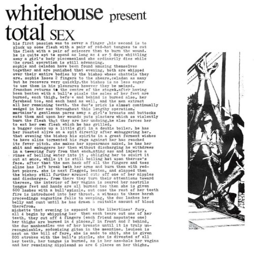 Whitehouse - Total Sex