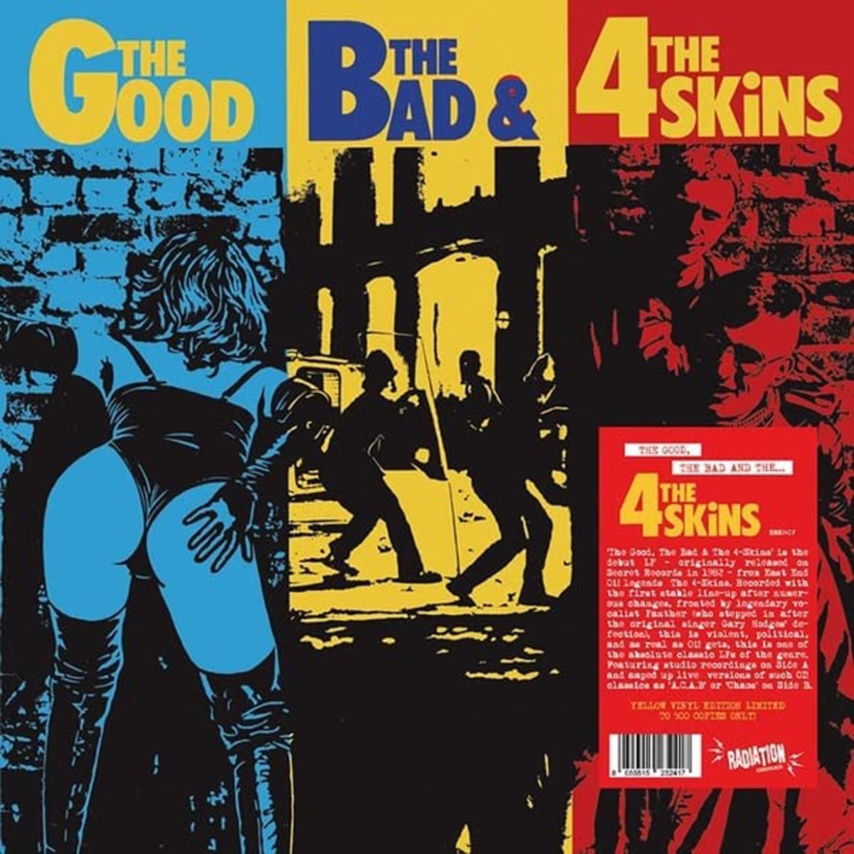 4 Skins - The Good, The Bad & The 4 Skins (Yellow Vinyl)