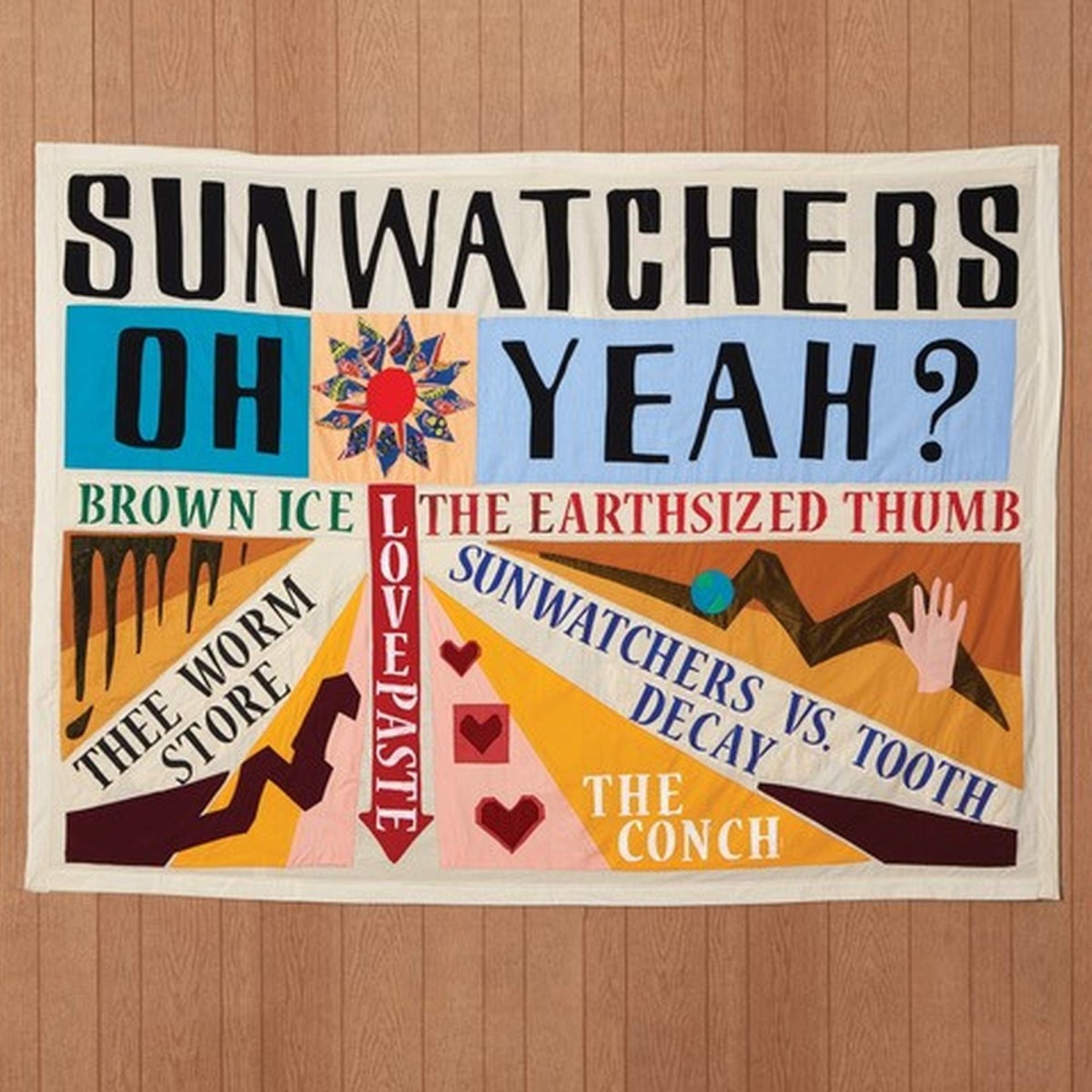 Sunwatchers - Oh Yeah? (Brown Ice Vinyl Version)