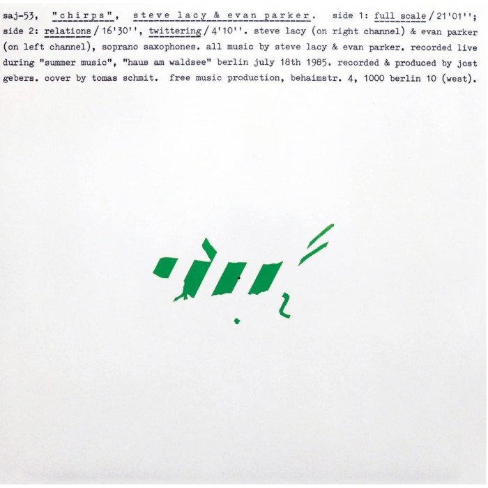 Steve Lacy & Evan Parker - Chirps