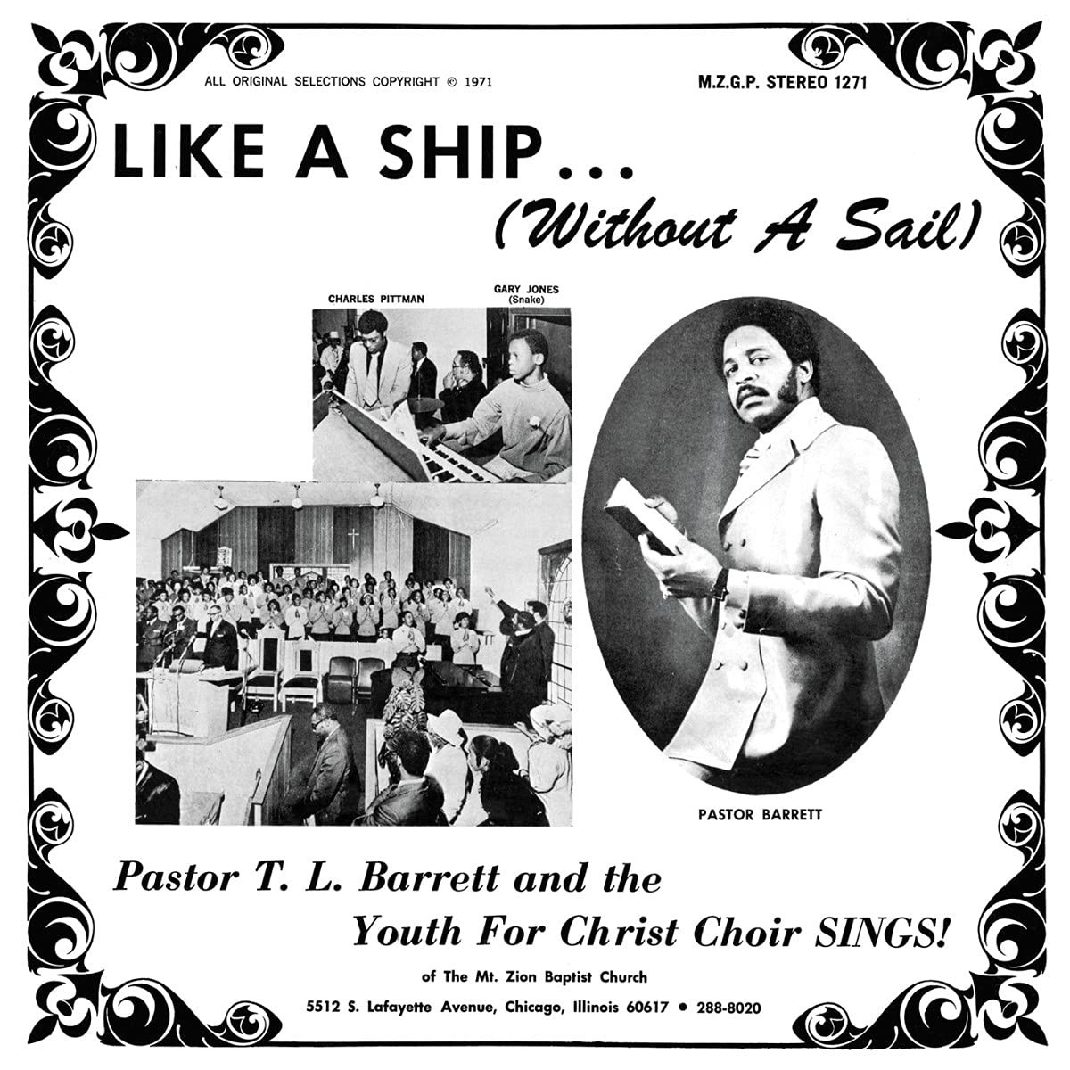 Pastor T. L. Barrett & The Youth For Christ Choir - Like A Ship (Without A Sail)