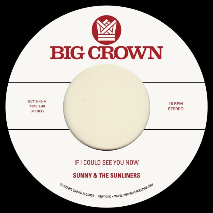 Sunny & The Sunliners - If I Could See You Now - Give Me Time
