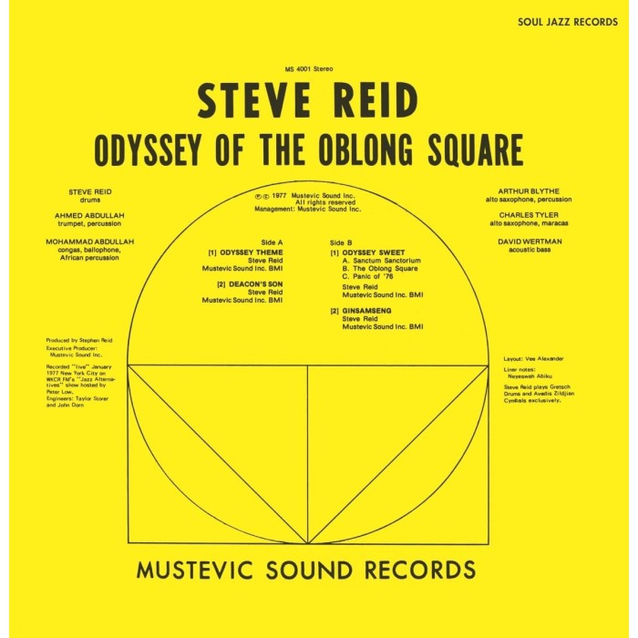Steve Reid - Odyssey Of The Oblong Square (Gold Coloured Vinyl)